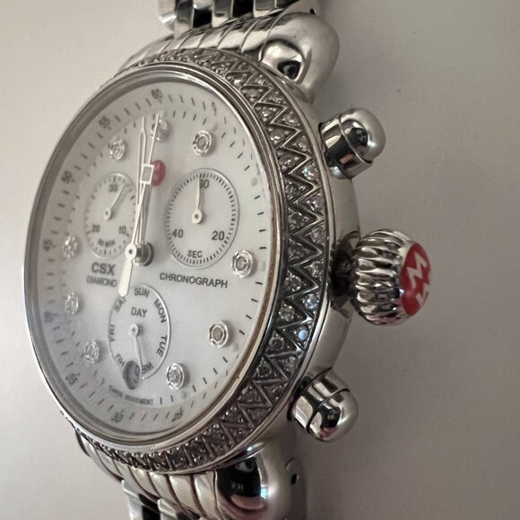 Michele CSX-36 chronograph watch - Picture 3 of 7